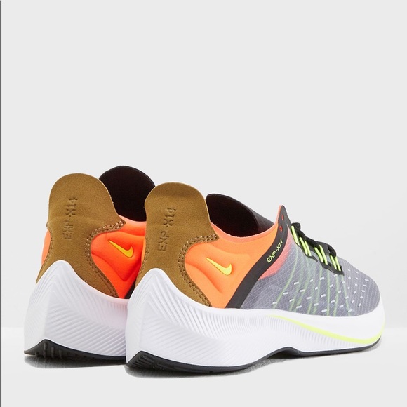 Nike EXP X-14 (GS) Black/Volt/ Total Crimson Sz 7Y - Picture 9 of 14